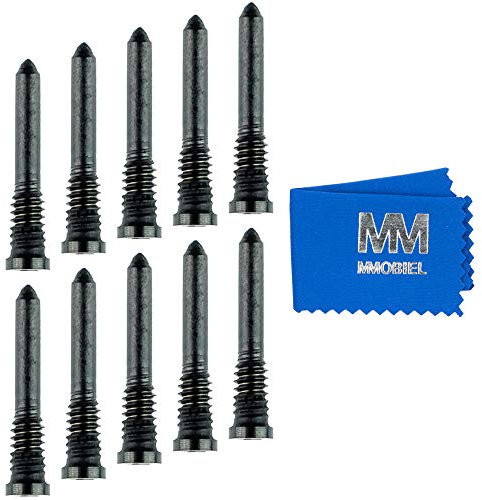 MMOBIEL 10 x Unterseite Schrauben Pentalobe 5- Point Dock Screws kompatibel mit iPhone iPhone 12 Pro Max / 12 Pro / 12/11 Pro Max / 11 Pro / 11 / XS Max/XS/XR/X - Schwarz
