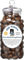 Chocolate Brazil Nuts in Reusable 970 millilitres Retro Victorian Style Plastic Jar 350 gram