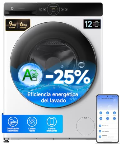 Xiaomi Mijia Front Load Washer Dryer Pro 9 kg Lavado / 6 kg Secado, A-25%