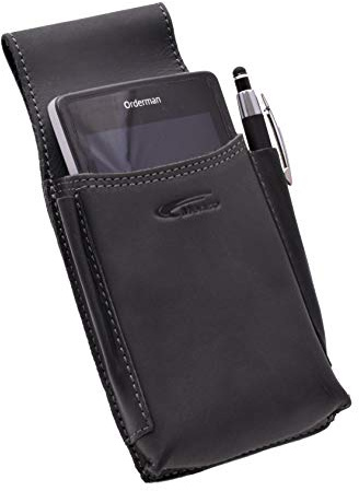 Menzo pochette de ceinture pour ordinateur gastro, sac garçon holster (noir)