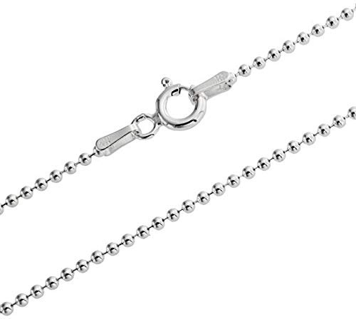 Gold Gala Collana in Argento 925 a Maglia Palline, Catenina Modello Sfere Made in Italy (70)