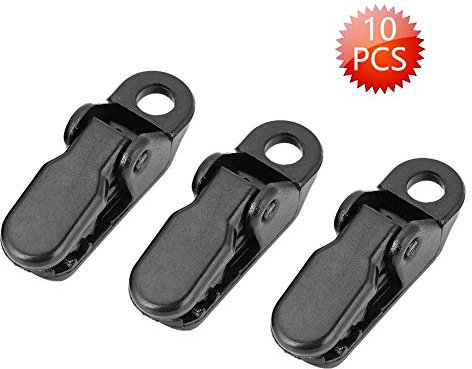 10pcs pince bâche clips, snaps auvent pince ensemble auvent clip pince kit bâche clips encliqueter cintres serrer l'outil pour jardin