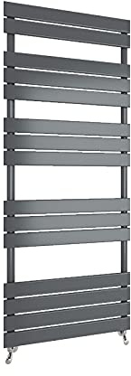 Towel Rail Radiator Flat Panel Designer Central Heating RADs Anthracite 1600x600mm