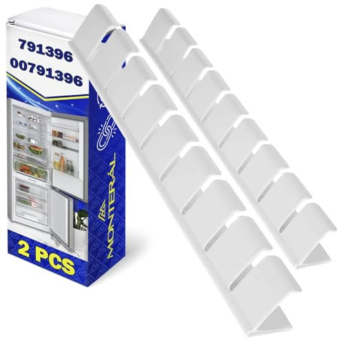 2 Stück Flaschenhalter für Kühlschrank Flaschenablage 310x35x40 mm mit dem Originalcode 00791396 791396 00655264 00654512 für Bosch für Siemens - MONTERAL