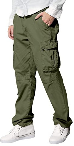 Herren Arbeitshose Cargo Hosen Herren Jagdhose Thermo Hose Herren Thermohose Herren Jogginghose Arbeitshosen Männer Stretch Hosen Herren Arbeitshosen Männer Jagdhose Arbeitsho(Army Green,XXL)