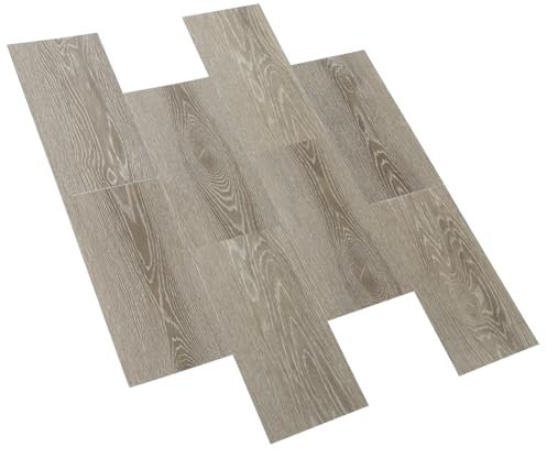 Holibanna 8pcs Self Adhesive Floor Stickers Peel and Stick Floor Planks Sticker for Kitchen Bedroom