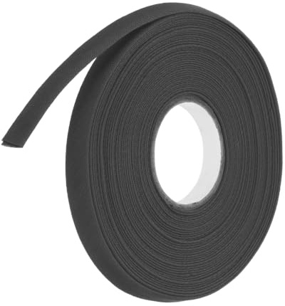 QUARKZMAN 2/5 tum snedband, sömband, dubbelfals, avskjutningsband, polyester, kontinuerligt bulksy, tillbehör, kantband för sömnad, gör-det-själv, fållar, quiltning, hantverk (10 yards)
