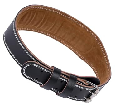 Zambuph Cinturón de Levantamiento de Pesas con Correa Ajustable: Soporte Duradero y portátil para levantamientos Pesados Cinturón Levantamiento Pesas Entrenamiento Cuero , XL-130CM