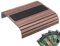 Kos Design sofatablett für Couch - Tablett aus Bambus für armlehne, Sofa Butler armrest für Organisation, couchbutler, Tray Table fur armlehnen, iriserende kleuren sofatabletts mit Organizer