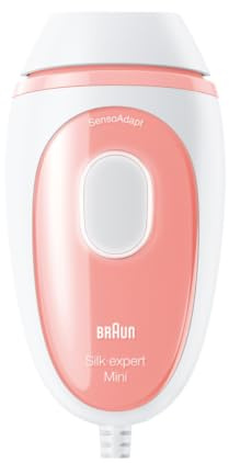 Braun IPL Geräte Haarentfernung Silk·expert Mini, PL1000, Weiß/Rosa