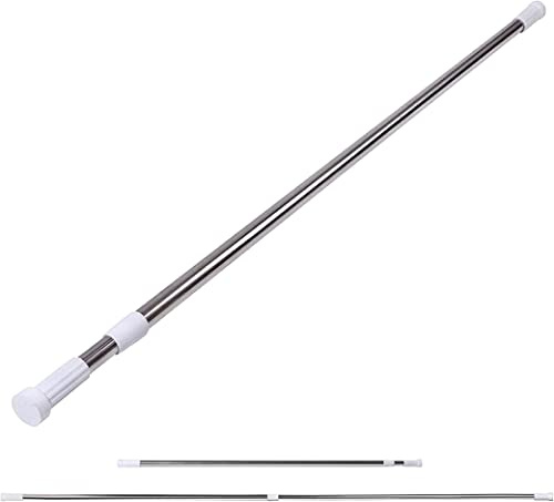 Kippen 1712K3 - Asta Telescopica con Estremità in Gomma Antiscivolo. Estensibile da 140 a 260 cm.