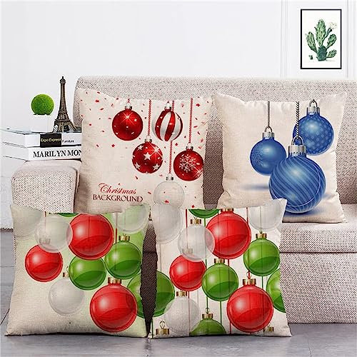 ZANHOG 4Er Set Kissenbezug 65x65cm Samt Kissenbezüge Rot Blau Dekorative Kissenhülle mit Vertecktem Reißverschluss Outdoor Kissenhuellen für Sofakissen Schlafzimmer Wohnzimmer