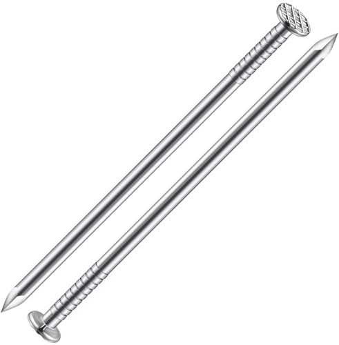 Wensilon (9 pcs)5 inch Stainless Steel 304 Nails, Hanging Nails, Wall Nails, Dowels, Long Nails