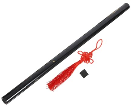 Flauta de Bambú Negra Instrumento Tradicional para Principiantes