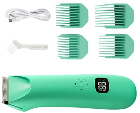Kixolazr Afeitadora Corporal para Hombres | Máquina de Afeitar Eléctrica de Bajo Ruido,Aparato para Recortar Corporal | Uso en Zona Íntima, Testículos, Espalda, Axilas, Pecho, Brazos,