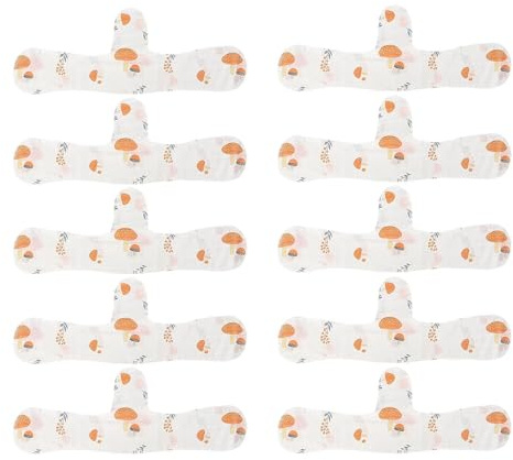 Svettabsorberande BH-inlägg | 10-pack skyddsinlägg under bysten - Svettavledande BH-Inlägg | För vandring camping backpacking klättring utomhusbruk sovsal träning yoga