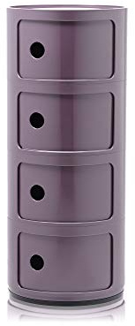 Kartell Componibili, 4 element, violett, rund bas