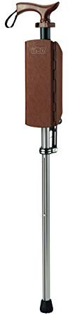 The Ta Da Seat Stick/Chair/walking cane that converts to a tripod chair, great for watching & enjoying outdoor sports, school sports matches, walking & having a break (Autumn Brown, 850mm)
