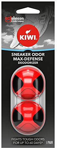 KIWI Sneaker Odor Max Defense Deodorizer, Shoe Deodorizer Balls (1 Pair)