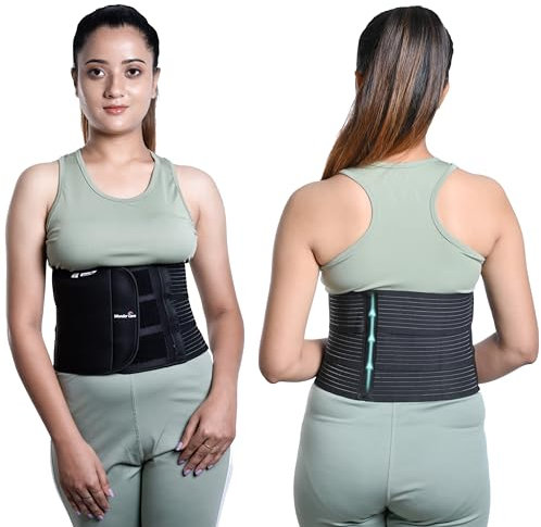 Wonder Care – Bauchbindegürtel_Untere Taille_Kaiserschnitt-Lieferung_Frauen_Schlanke Unterstützung_Elastische Schwangerschaft_Bauchtrimmer_Fatburner_Postoperativer Gürtel_A109-BLK-XXL