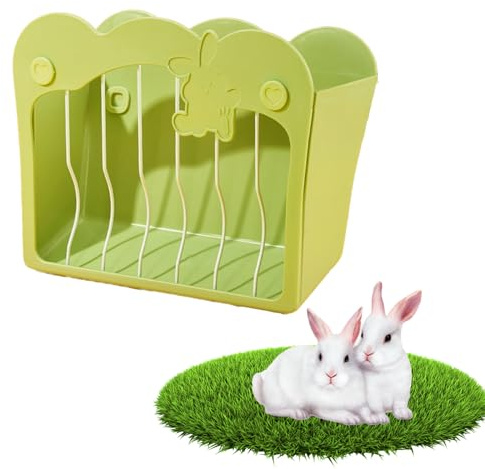 Molyorch Comedero para Conejo, Alimentador de Heno, Extraíble Conejo Feeder, para Conejos, Cobayas, Chinchillas,Animales Pequeños.