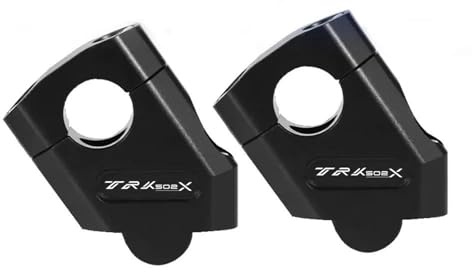 XWDPDNHHD Riser Manubrio Riser Manubrio Moto per Benelli TRK502X TRK 502 TNT135 TNT25N Trail TRK Manubrio Manubrio Manubrio Morsetto di Montaggio Rialzato Morsetti di Montaggio(Nero 28mm)