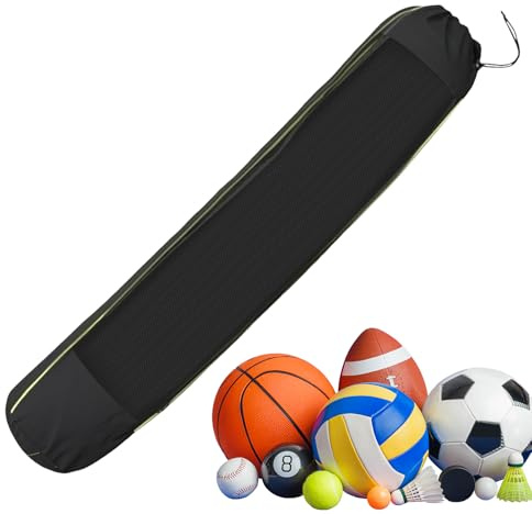 Bolsa de fútbol: bolsa de almacenamiento de pelota con correa de hombro ajustable, material de malla fuerte, saco de cordón ventilado, soporte portátil con Easy Carry | Organizador de equipos para el