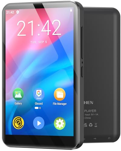 MECHEN Lettore MP3 Bluetooth, MP4 Lettore Musicale WiFi per Bambini, Sistema Android 9.0, Touchscreen da 4 Pollici, Compatibile con Spotify e Audible (grado)