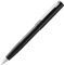 Lamy aion Füllhalter 077 Füller aus eloxiertem Aluminium in der Farbe Schwarz mit gestrahltem Griffstück und Stahlfeder Federstärke EF 1231940 Feder EF