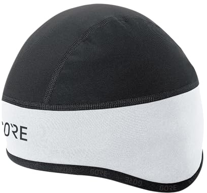 GOREWEAR C3 WINDSTOPPER® Sotto Casco Helmet, White / Black, 54-58