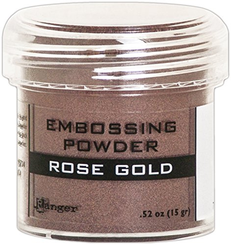 Ranger Rose Gold Polvere di goffratura Metallica Oro Rosa, Materiale Sintetico, Marrone, 4.4 x 4.4 x 4.4 cm