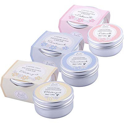 BadeFee - Deocreme 3er Set vegan jeweils 50 ml - Feste Deo Creme mit Sheabutter, Kokos- & Mandelöl ohne Aluminiumsalze & Tierversuche - 24h Antitranspirant für empfindliche Achseln