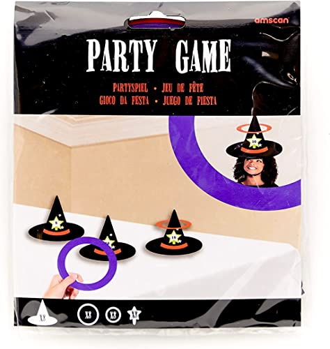 Amscan 9912228 Gioco di lancio dell'anello del cappello da strega