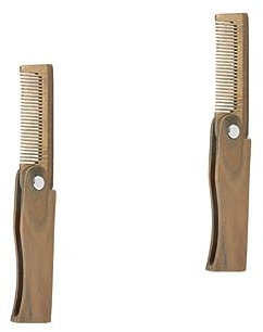 minkissy 2 Stücke Bart Gestaltung Werkzeug Vorlage Bart Pflege Kit Für Männer Bart Pflege Werkzeuge Set