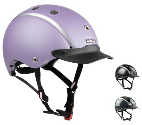 netproshop Casco Nori Kinder Reithelm - Fahrradhelm - Wintersporthelm in Einem Größe XS + S, Groesse:XS 50-52 cm, Farbe:Princess