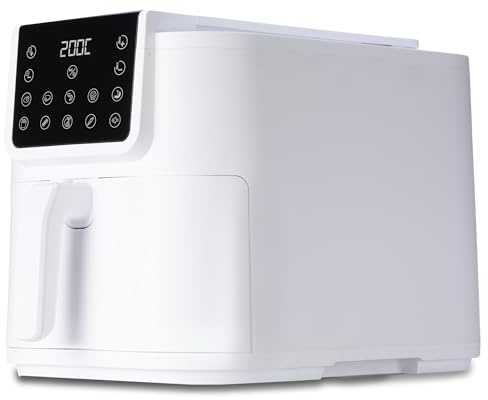ARDES - ARFRYA05LW 8 liters smal extra djup luftfritös INFINITY 8L W - AirFryer med digital touchdisplay vit