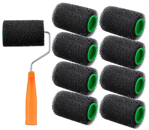 Rullo di vernice strutturato | Pennello rotolante a parete | Rullo di verniciatura per decorazione a parete | Strumento a rulli a testura multifunzionale | Rullo strutturato anti-slip per cucina, pitt