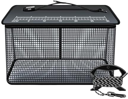 Zuasdvnk Piège de pêche pliable | Cage pliable réfléchissante et robuste pour écrevisses vivantes pour père, voisin, petit ami, oncle