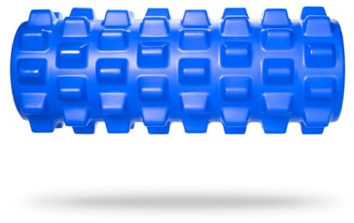 GymBeam Foam Roller M-Roll Blu, Rullo da Pilates in Gommapiuma 3D per Massaggio e Rilassamento Muscolare, Migliora la Mobilità e il Movimento Muscolare, Aiuta la Circolazione