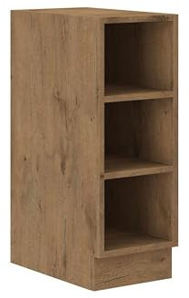 Vigo Unterschrank Regal 30 cm Eiche Lancelot Küchenzeile Küchenblock Küche