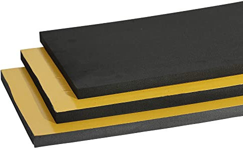 Rollladenkasten Dämmung PE, einseitig stark klebend - 1000mm x 500mm x 20mm - Einfaches Nachrüsten von Rollladenkästen - zuschneidbar, selbstklebend, flexibel (12)