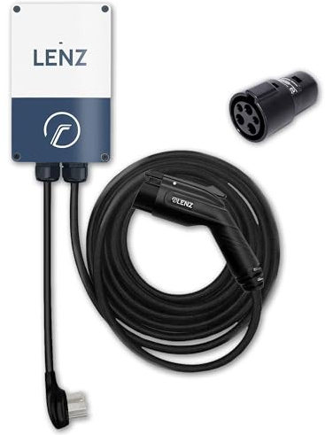 LENZ Level 2 EV Charger Bundle Duo by LENZ for J1772 and Tesla Vehicles