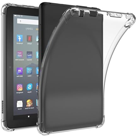 AWAVM Kindle-fodral - genomskinligt TPU-skyddsfodral för Kindle 11th Generation 2021 och Kindle Paperwhite fodral med signaturutgåva (6,8 tum) - supermjuka och förstärkta hörn