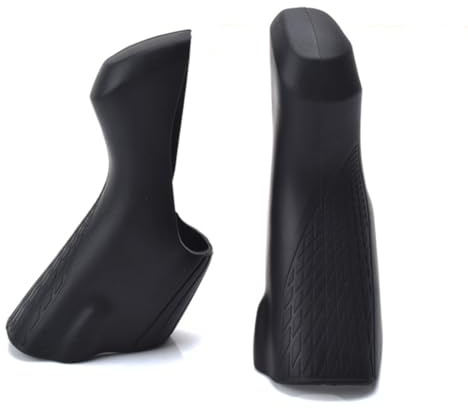 HOUSON Ensemble de poignées de vélo en caoutchouc, couvercle de levier de frein, levier de changement de vitesse, protection en silicone pour levier de frein pour Shimano ST-R7000/R8000