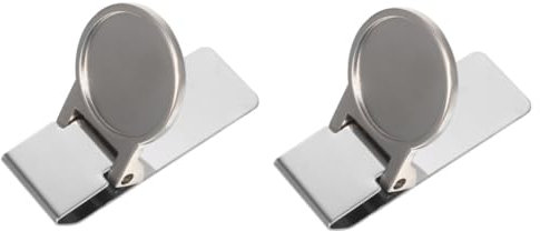 DIYEAH 2stücke Geldclip Für Praktische Geldklammer Für Banknoten Und Karten Robuster Und Stylischer Geldhalter Für Büro Und Alltag