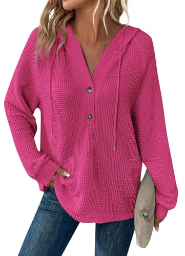 Cardigan-Patchwork-Décontracté-Hoodie-Multicolore Pull Hiver Femme Pull Tricot Femme Rose M
