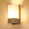 DELIPOP Applique Murale Intérieur Bois, E27 Vintage Lampe Murale Abat-jour en Verre, Élégante Luminaire Mural Décoration Intérieure pour Salon Chambre Couloir Escalier Café