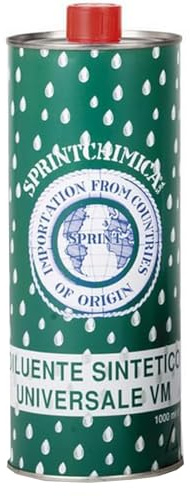 La zappa Diluyente sintético a base de alquídica media y larga aceite, para esmaltes y pinturas sintéticas (0,5 litros)