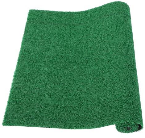 VILLFUL Alfombra de Césped Sintético Realista para Jardín y Acuarios para Tortugas y Reptiles Interior y Exterior