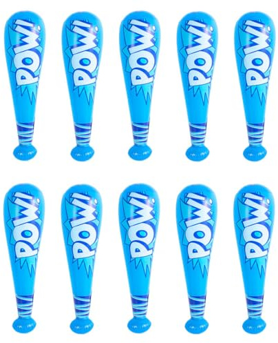 mophrati La Mazza da Baseball Gonfiabile Portatile e Durevole per i Giocattoli per Bambini Scegli più Colori e opzioni su Will PVC Is, Cielo Blu